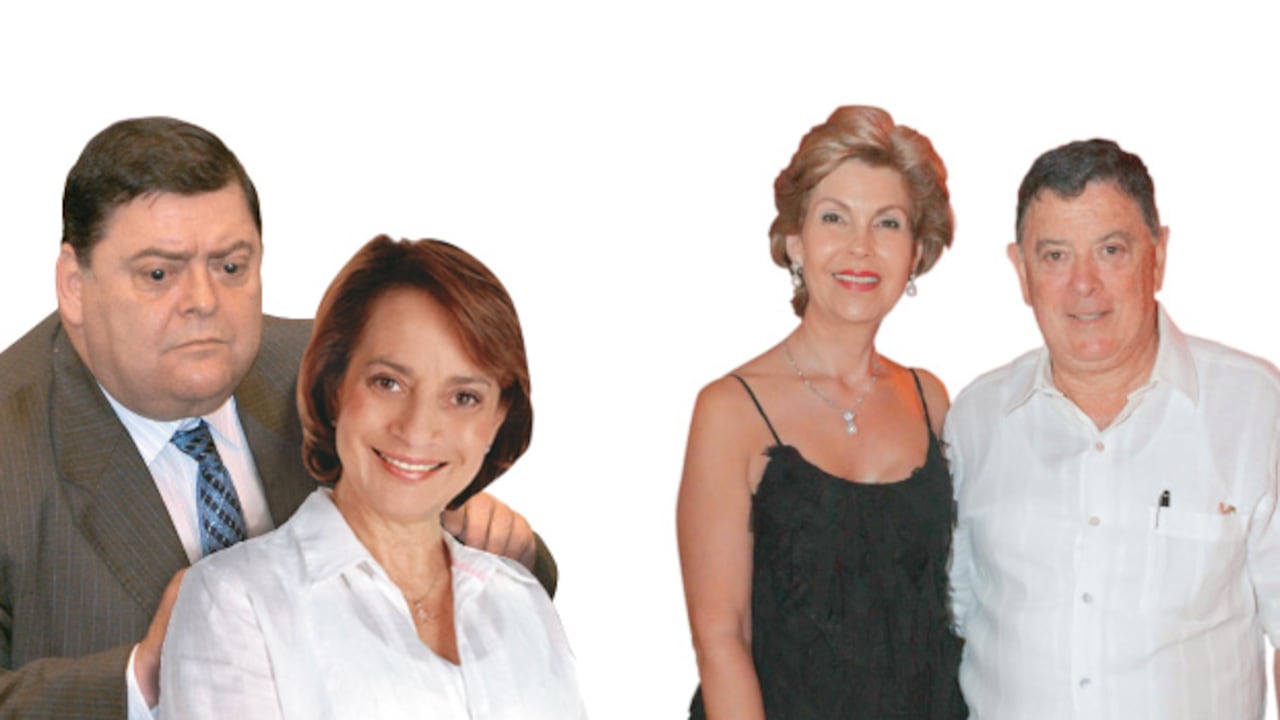 Álvaro García Romero y Teresita García Romero Piedad Zuccardi y Juan José García Romero