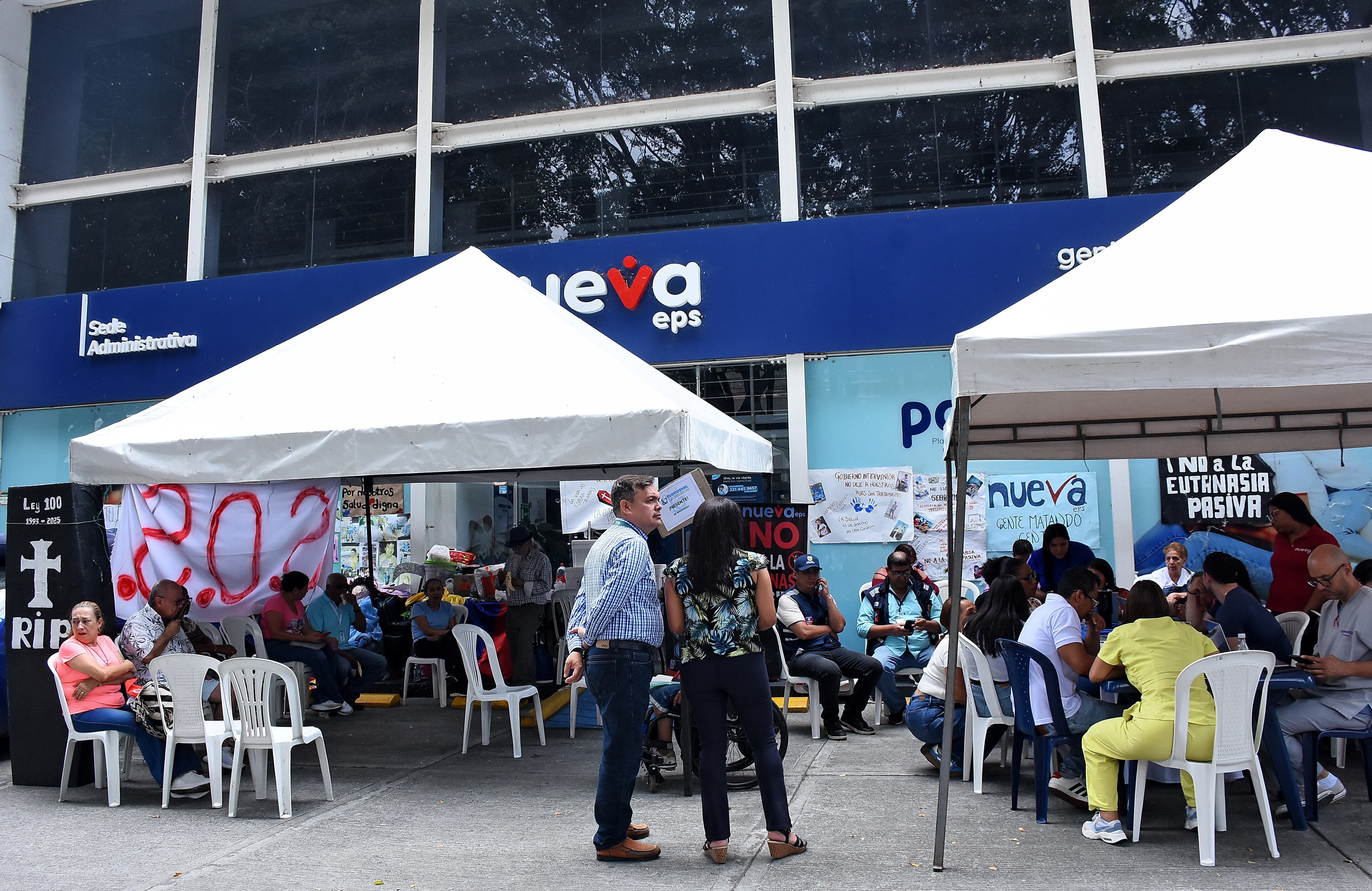 Protestas Usuarios Nueva EPS