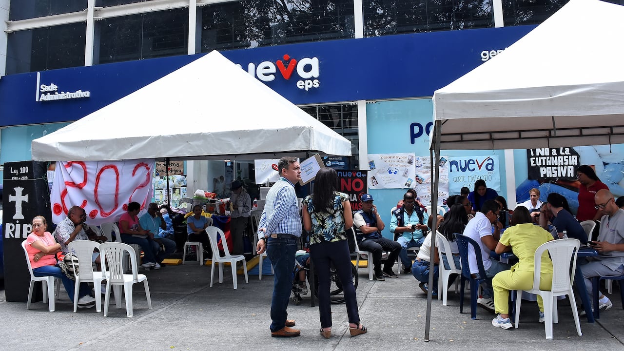 Protestas Usuarios Nueva EPS