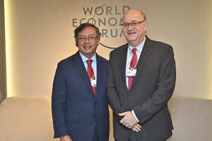 El mandatario colombiano cumple su segundo día participando de este foro en el que ha tenido la oportunidad de participar en diferentes paneles