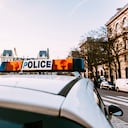 The siren of a french police car in Paris