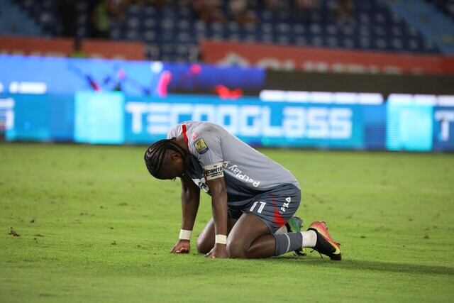 Gol de Hugo Rodallega con Santa Fe ante Junior por Superliga.
