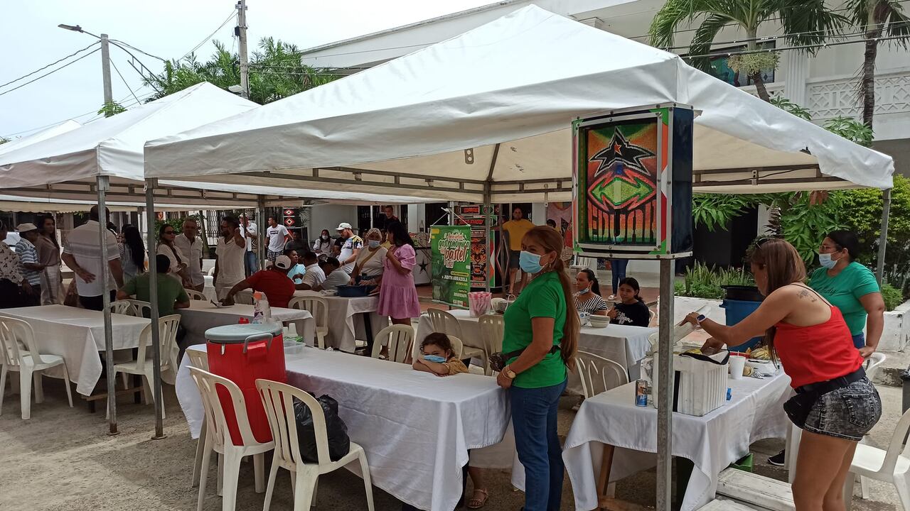 Imagen durante las fiestas patronales de Juan de Acosta en Atlántico