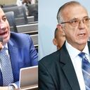 Julio César Triana e Iván Velásquez, ministro de Defensa.