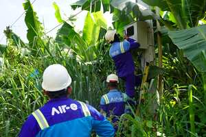 Técnicos de la empresa hicieron los operativos con acompañamiento de autoridades