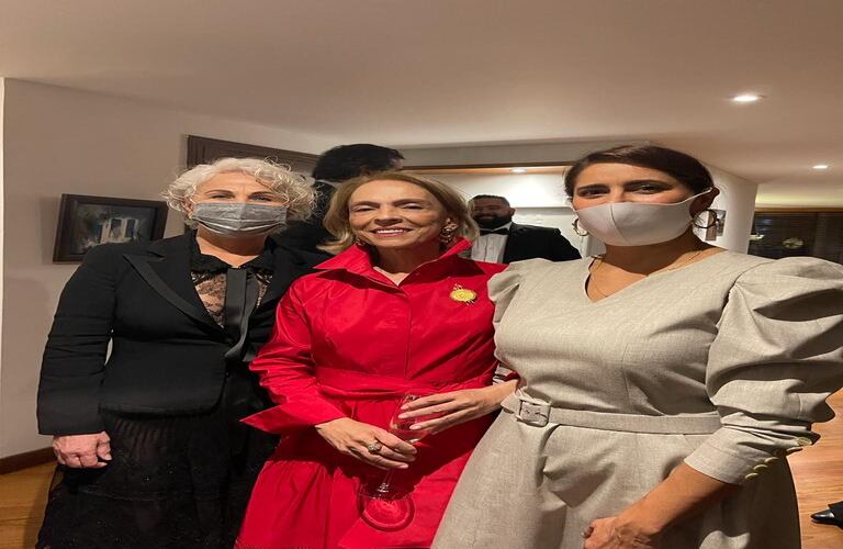 Julia Salvi, Juliana Márquez y la primera dama de la Nación María Juliana Ruiz.