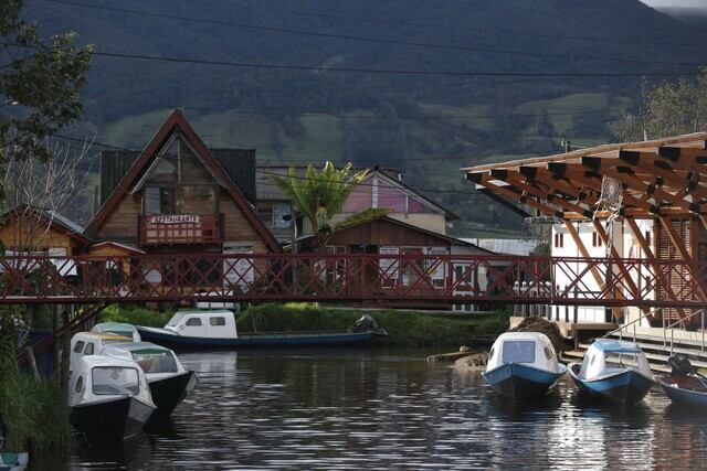 Laguna de La Cocha en El Encano, corregimiento de Nariño.