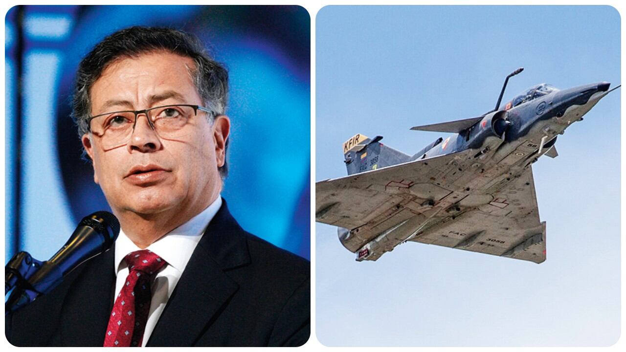 El presidente Gustavo Petro reemplazará la flota de Kfir en Colombia.