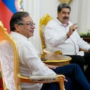 Gustavo Petro en Caracas reunión con Nicolas Maduro