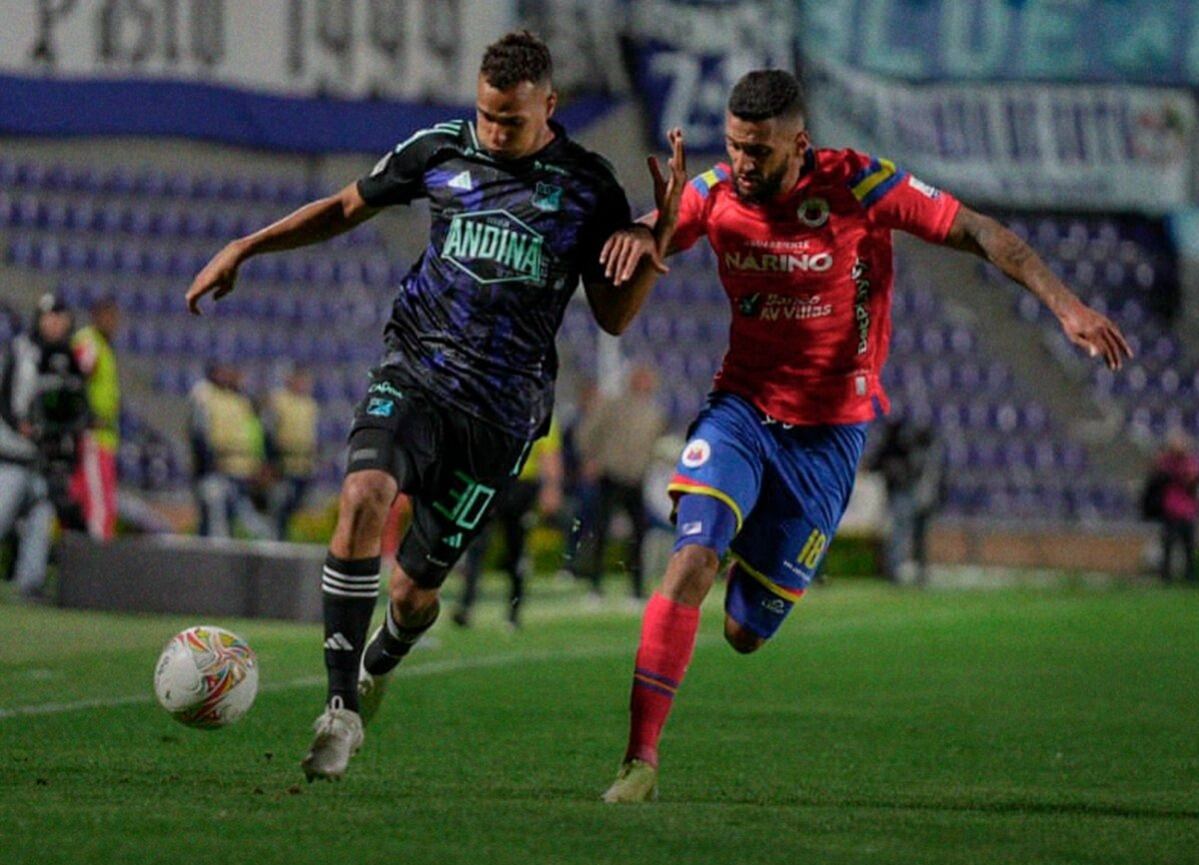 Millonarios visitando al Deportivo Pasto, por la Liga Colombiana.