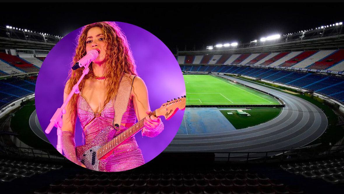 Estadio Metropolitano y Shakira.
