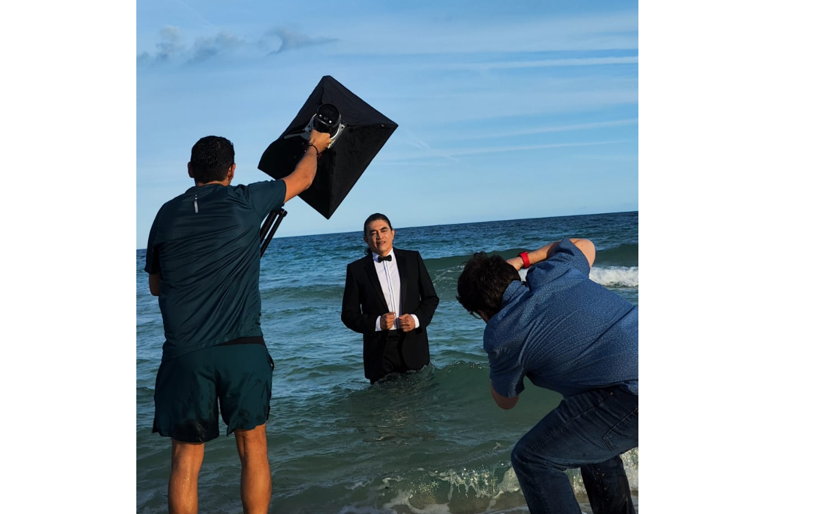 Otra imagen de la sesión fotográfica.