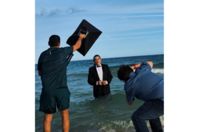 Otra imagen de la sesión fotográfica.