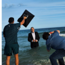 Otra imagen de la sesión fotográfica.