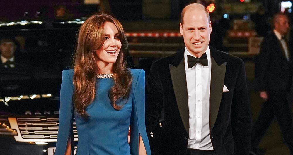 Kate Middleton y el príncipe William.
