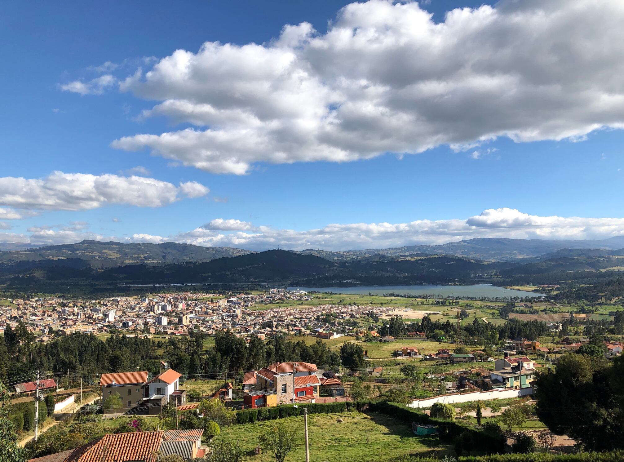 Panoramic of Paipa, Boyacá
