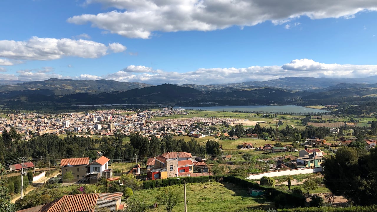 Panoramic of Paipa, Boyacá