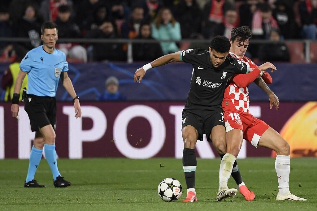 El Liverpool, de Luis Díaz, venció al Girona de Yaser Asprilla y Jhon Solís en la Champions League.