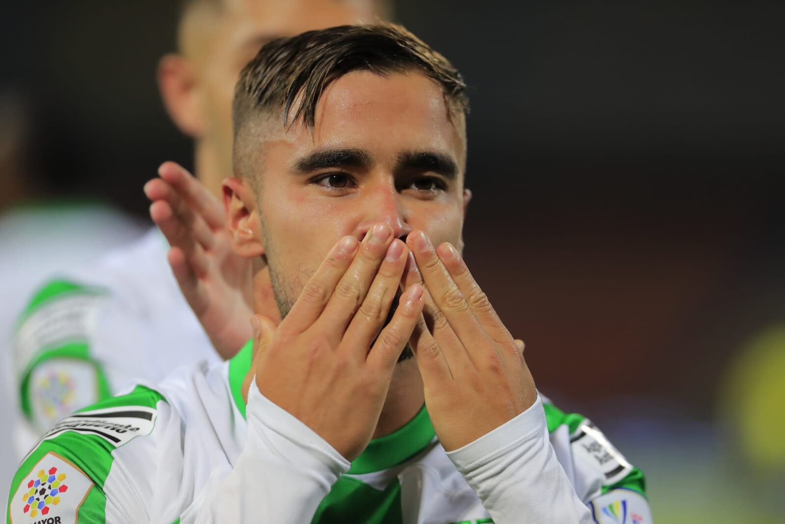 Tomás Ángel, delantero de Atlético Nacional.