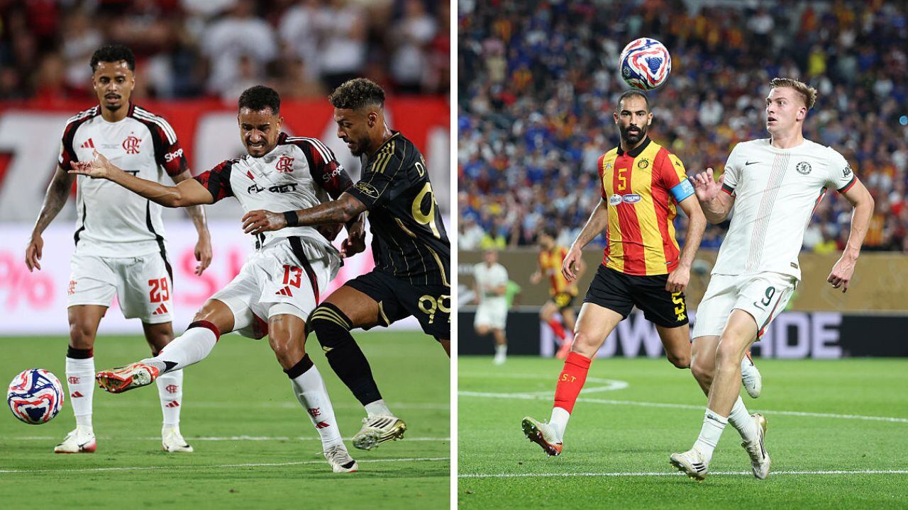 Imagen de los duelos de la última fecha del grupo D del Mundial de Clubes.