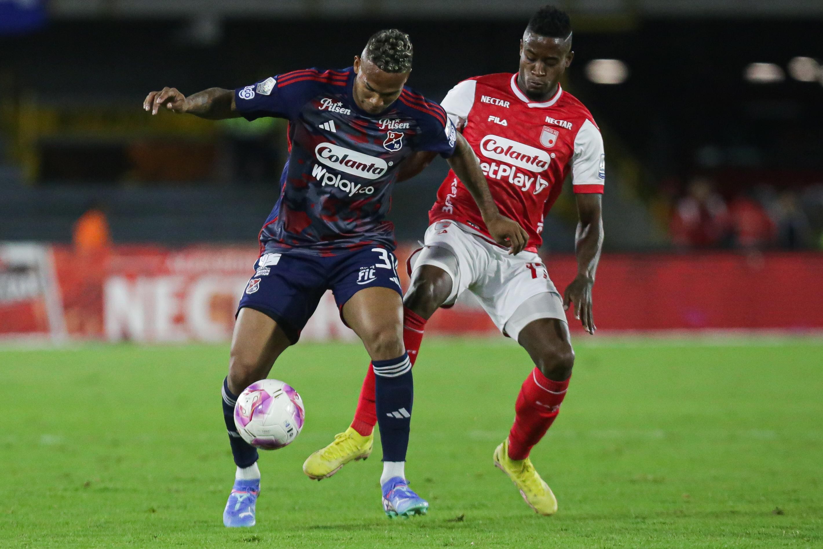 Santa Fe empató ante Medellín por liga BetPlay