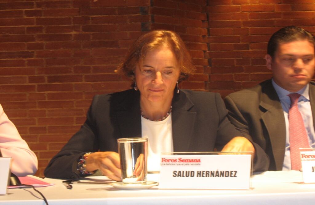 Salud Hernández Mora, moderadora del foro