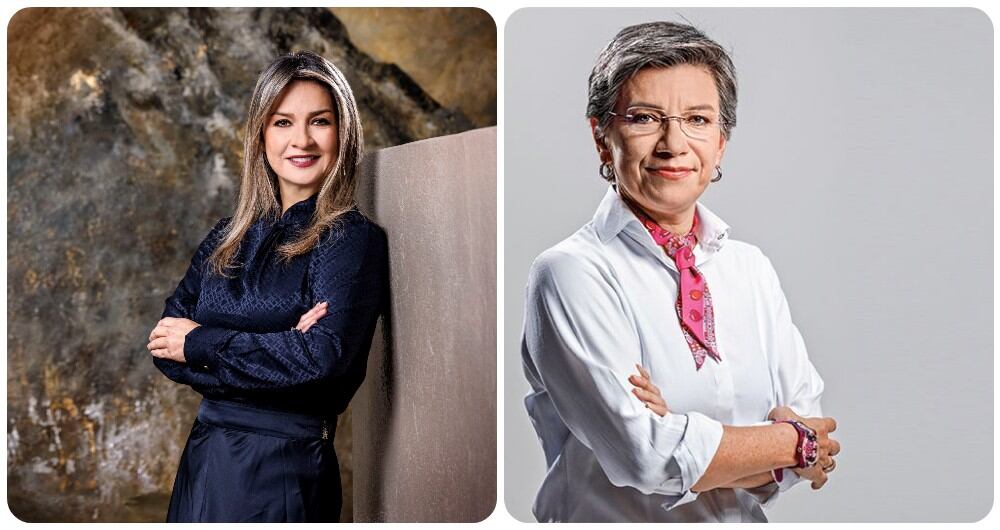 Vicky Dávila y Claudia López
