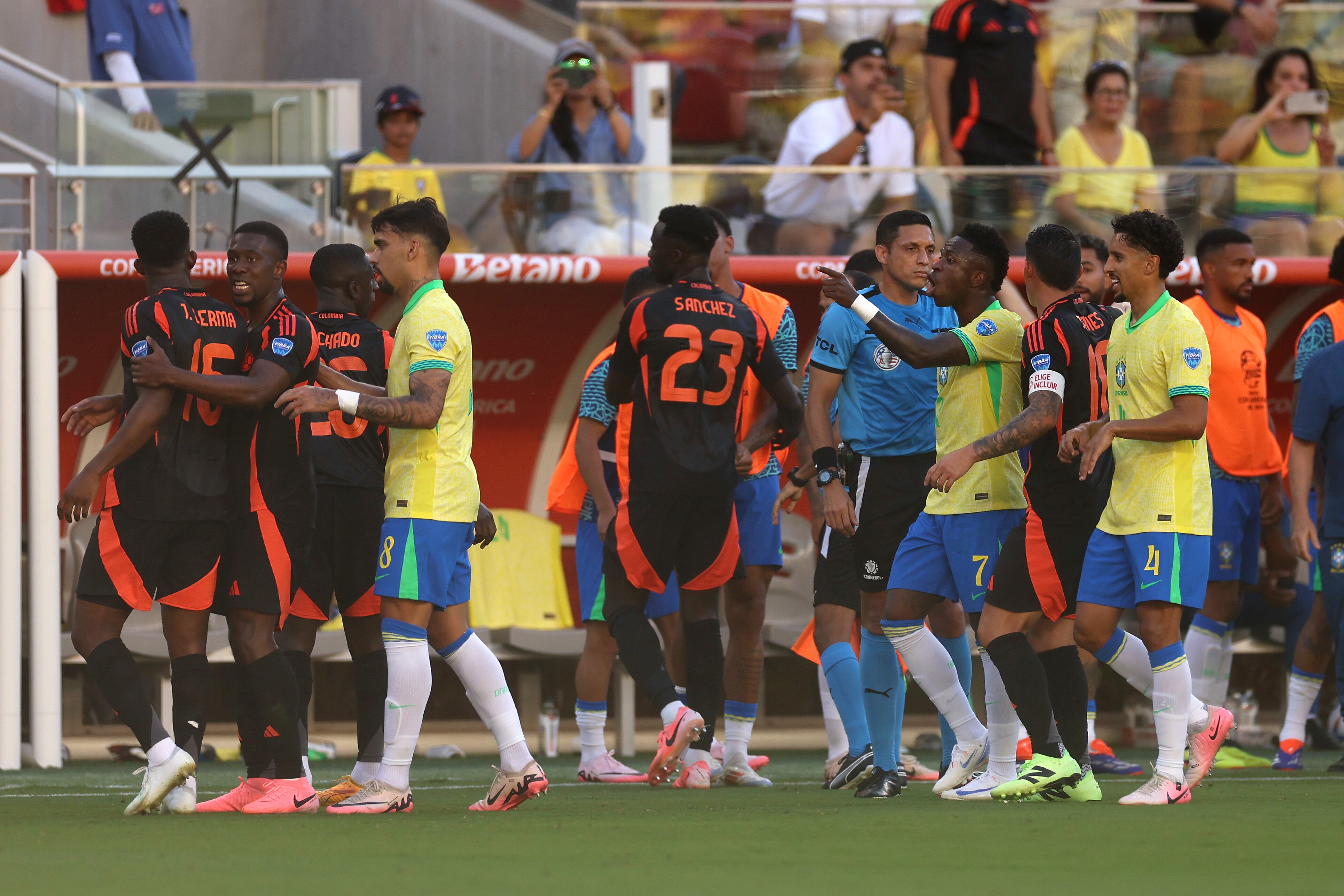 Colombia vs. Brasil se enfrentó en Copa América 2024