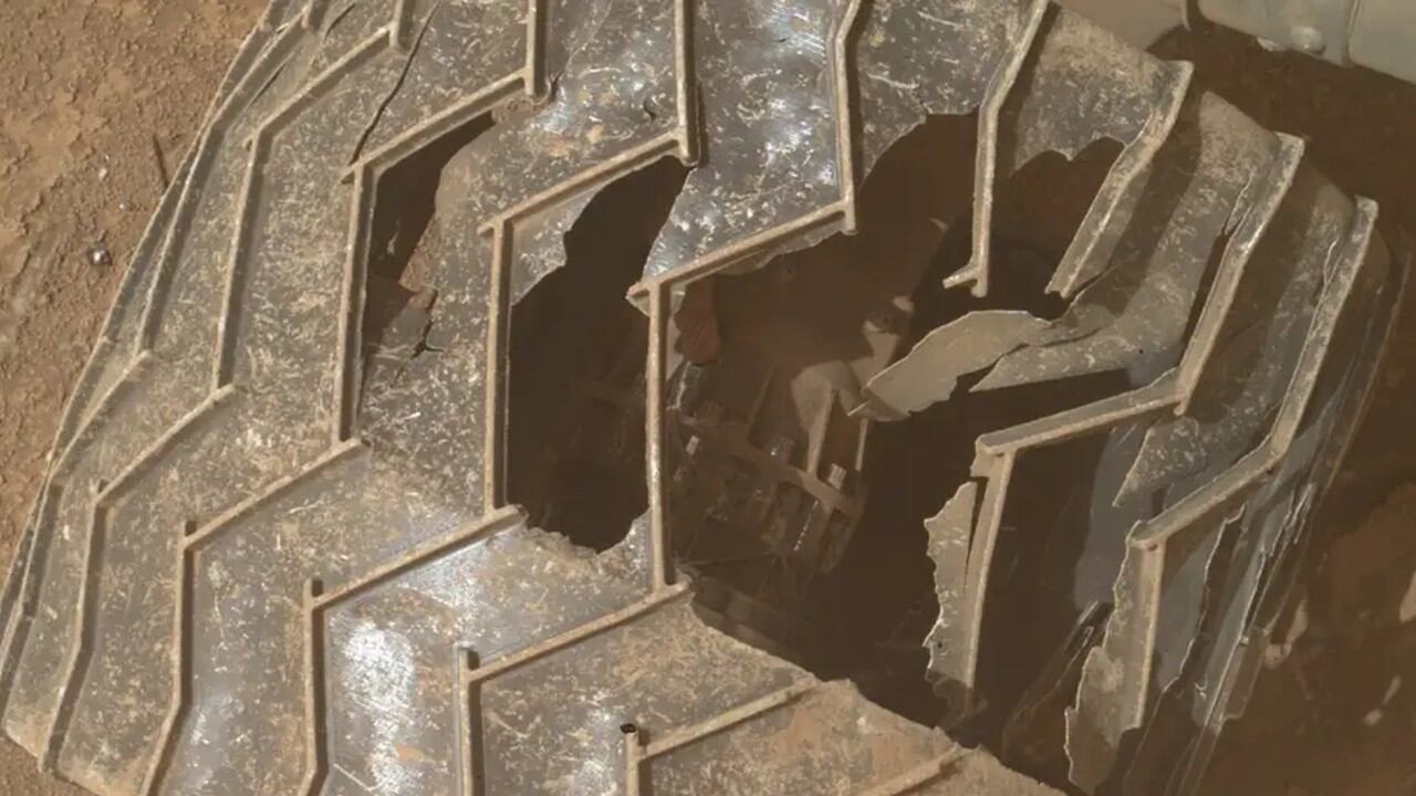 Estas ruedas han recorrido 36,6 kilómetros durante 14 años sobre superficies marcianas complejas.