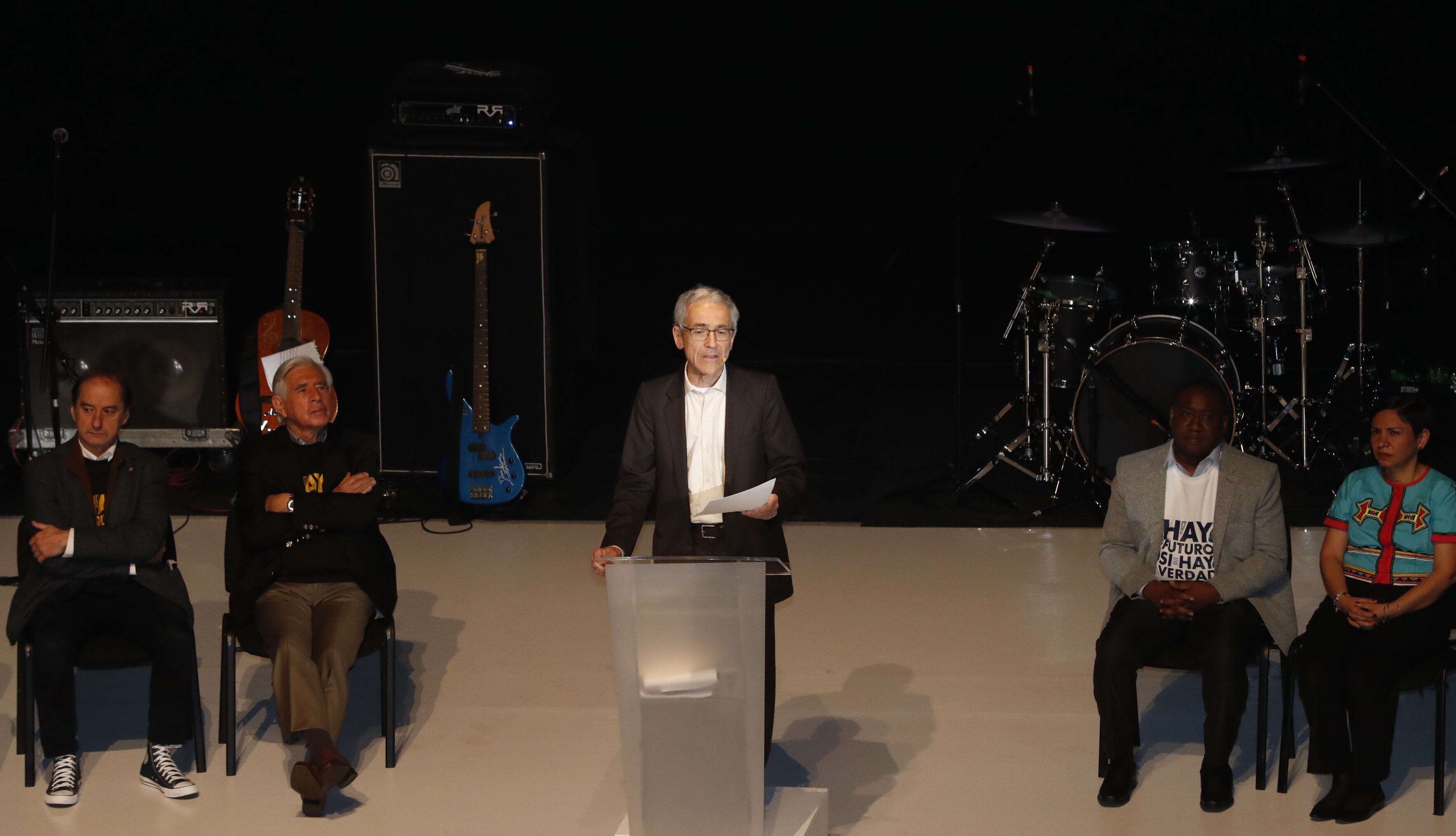 evento de presentación del Informe Final de la Comisión de la Verdad