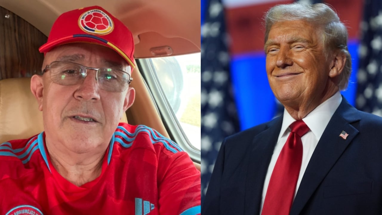 De izquierda a derecha: el concejal electo Fabio Andrade y Donald Trump, quien volverá a ser presidente de los Estados Unidos.