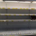 Las consecuencias del paro se han dejado ver en algunos municipios del Valle del Cauca. En esta foto podemos ver una tienda D1 en Palmira, donde ya no queda casi nada.