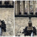 El Esmad de la Policía en el Congreso.