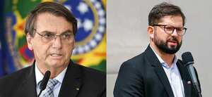 Jair Bolsonaro y Gabriel Boric.