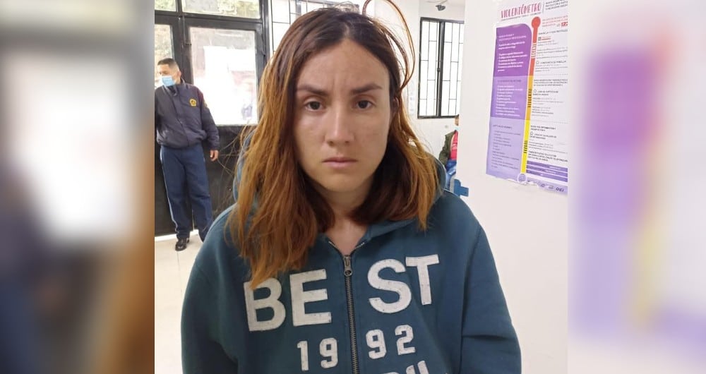Esta es la mujer que estaba deambulando por El Codito, al norte de Bogotá. Fue llevada al Hospital Simón Bolívar.