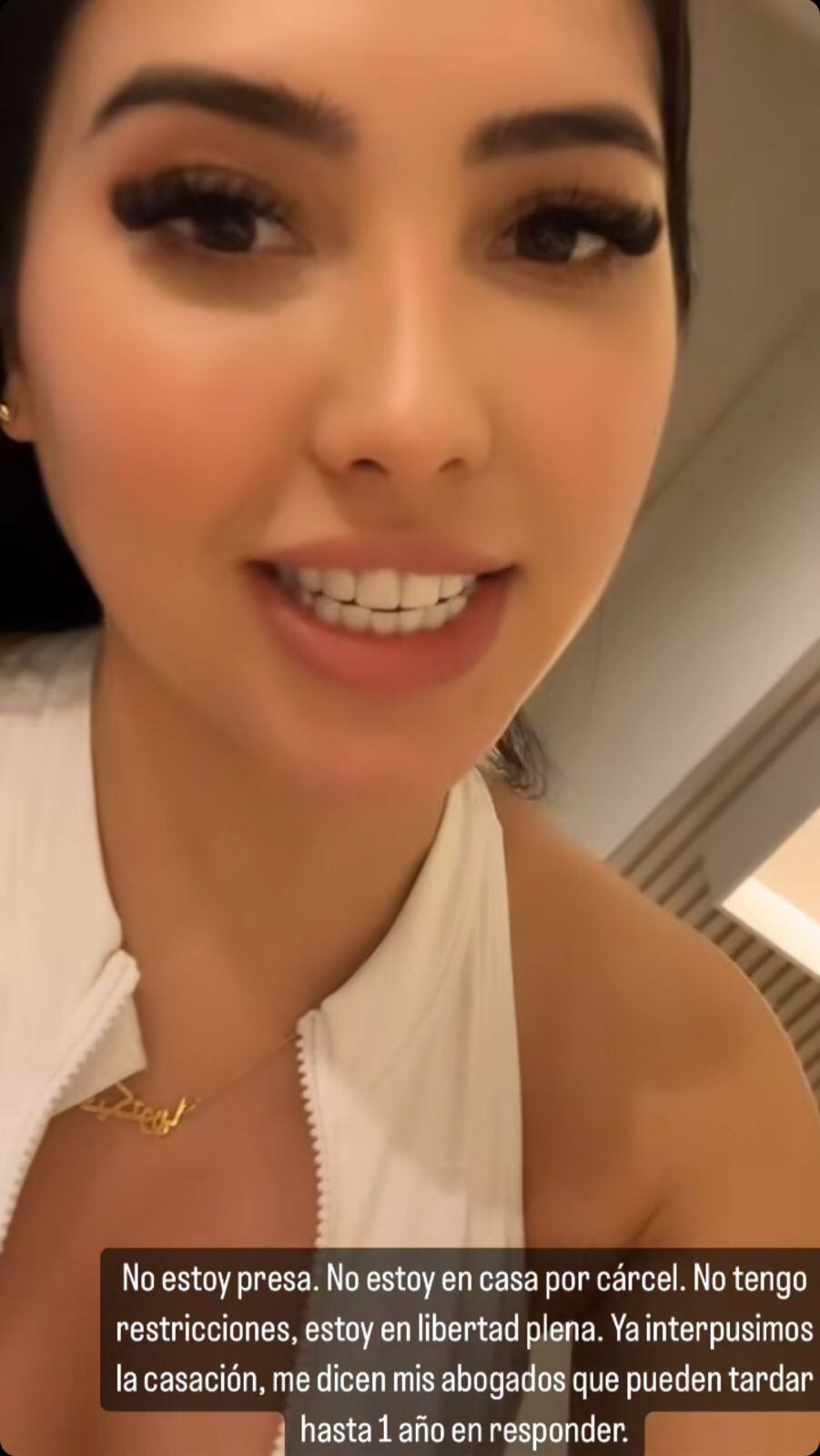 La barranquillera habló de su situación legal.