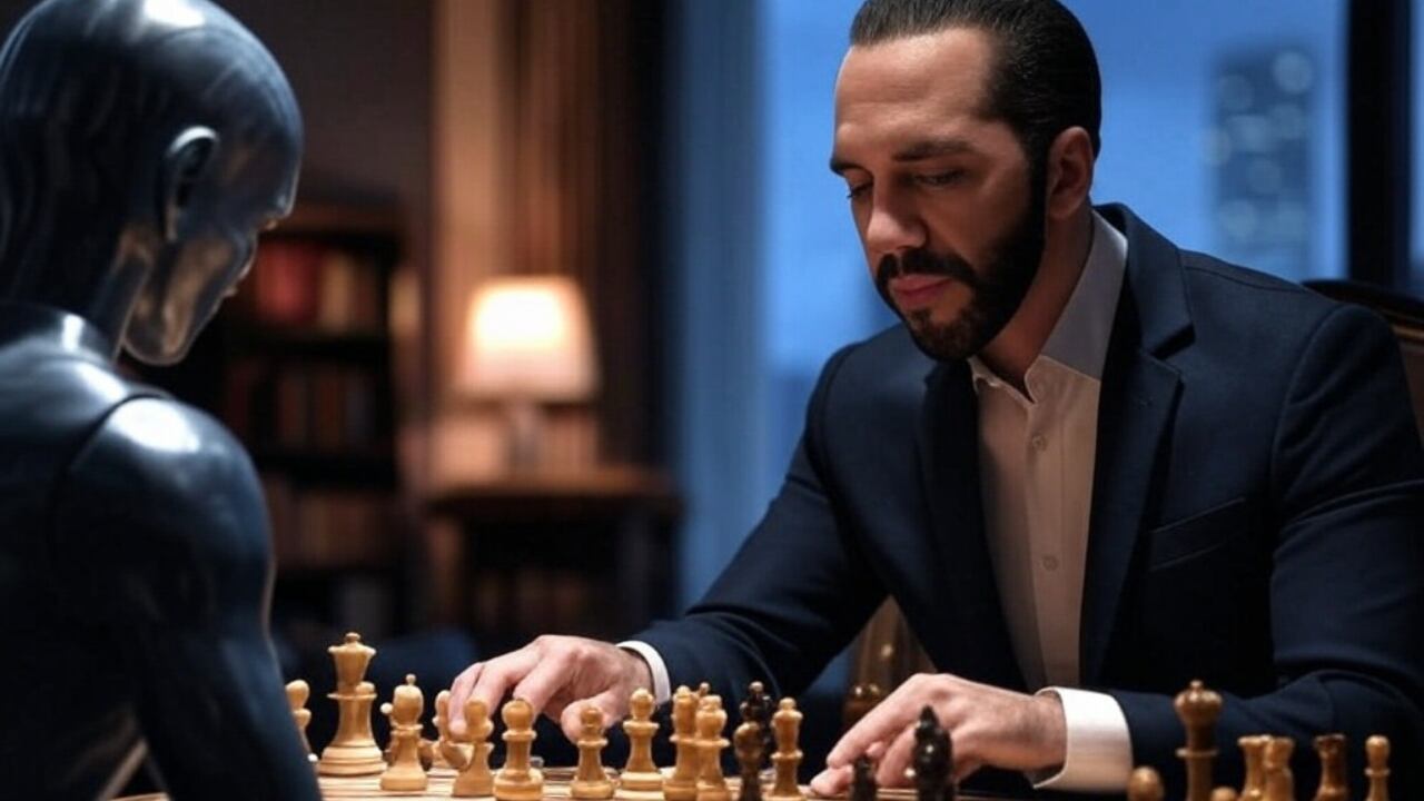 Bukele interrogó a Grok sobre los presidentes más populares y la IA generó controversia con su respuesta. (imagen de referencia generada con IA)