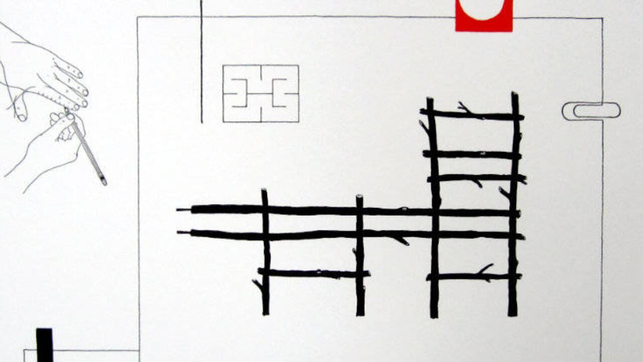 Obra de 'La valija'. Cortesía Casas Riegner.