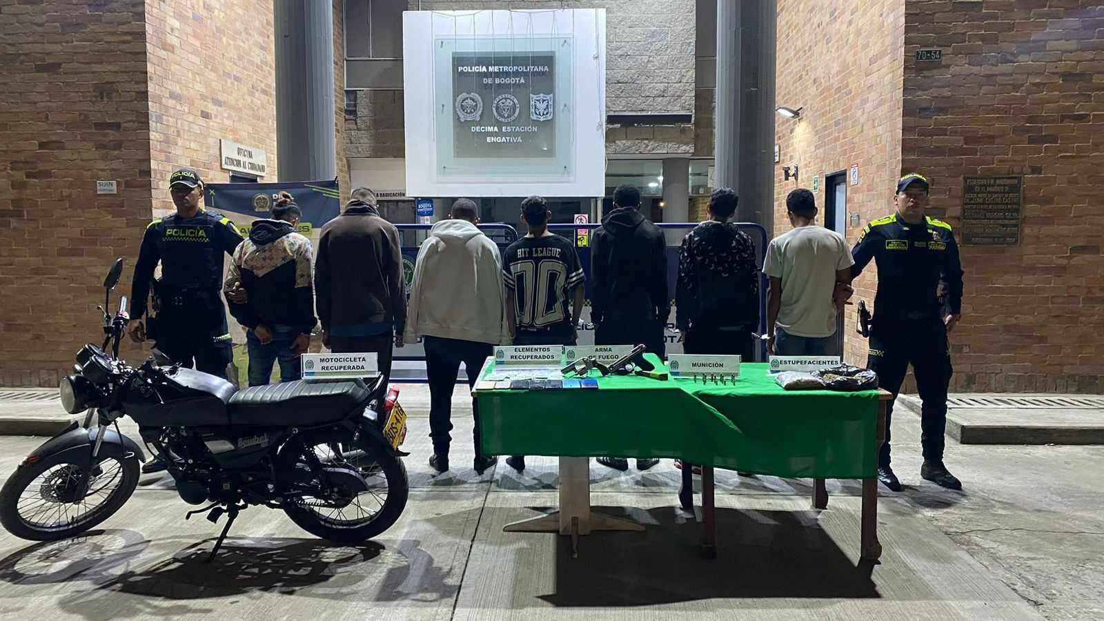 Siete capturados de El Tren de Aragua en Engativá