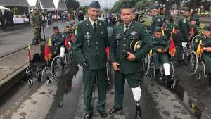 La historia del Capitán Carlos Andrés Ortiz que fue víctima de una mina de las Farc en Caquetá y hoy se destaca como deportista