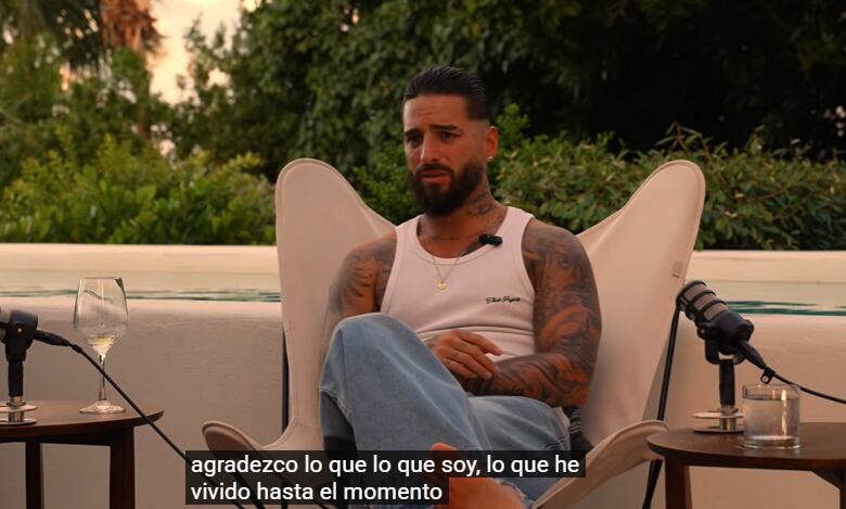 Maluma confesó estar agradecido por todo lo que ha vivido.