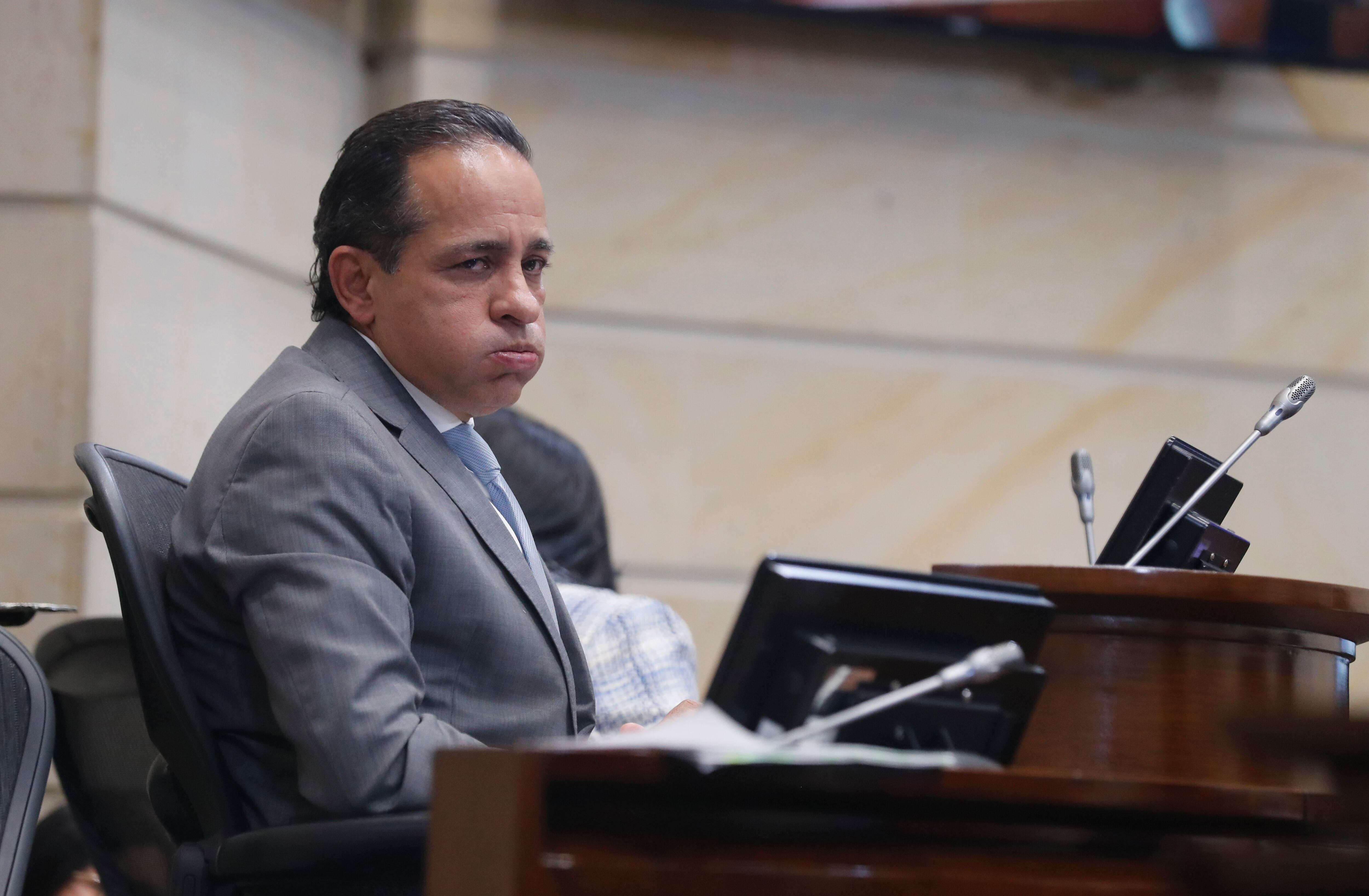Presidente del Senado Alexander López Maya
último día de sesiones ordinarias en el Congreso de la República plenaria del Senado
Bogota junio 20 del 2023
Foto Guillermo Torres Reina / Semana
