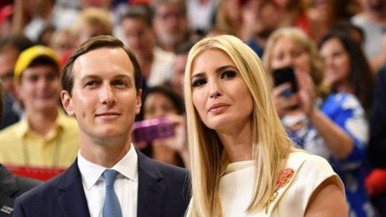 Jared Kushner, yerno de Donald Trump, con Ivanka Trump. Foto: Archivo.