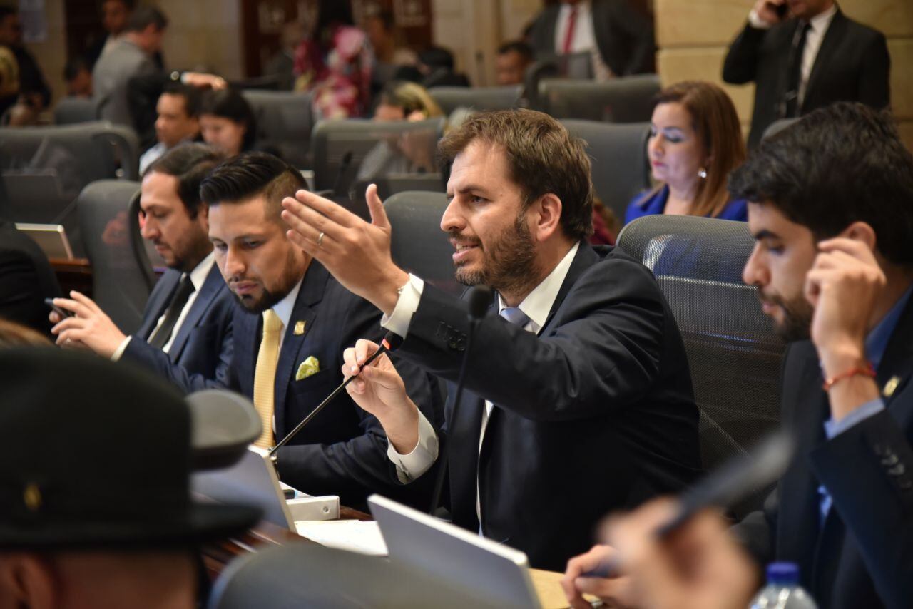 Representante del Centro Democrático, Andrés Forero.