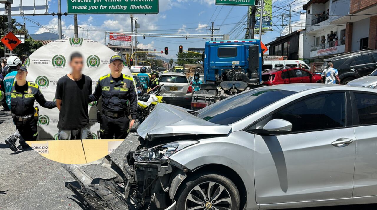 Hombre señalado de protagonizar trágico accidente en Medellín.