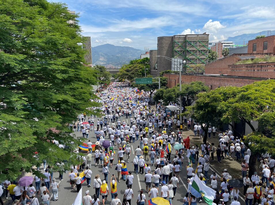 Marcha del silencio en Medellín