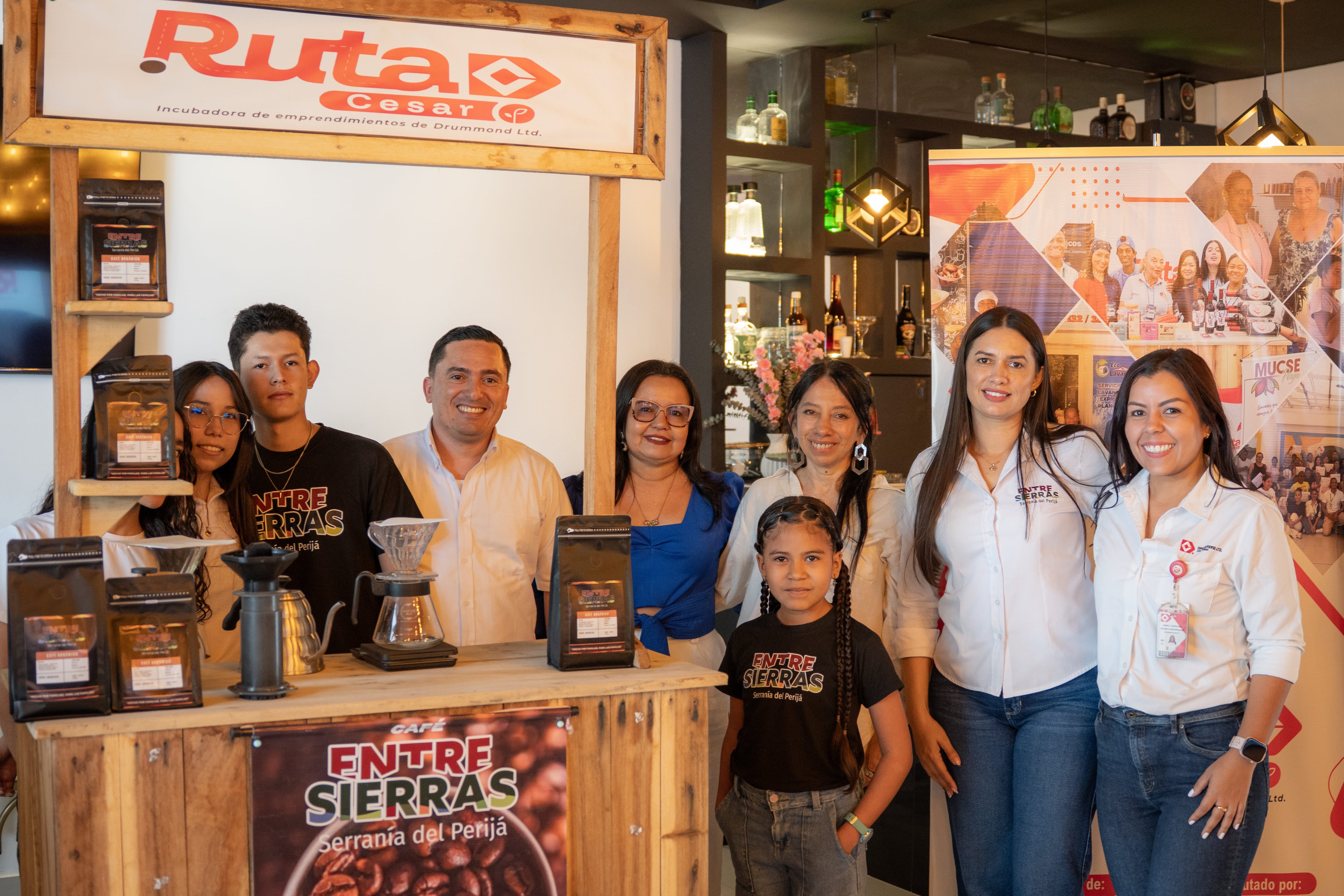 Emprendedores Ruta D César en la entrega de capitalización.