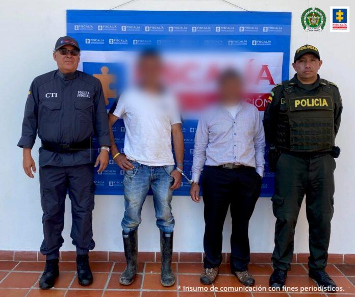 Los señalados agresores fueron capturados mediante orden judicial.