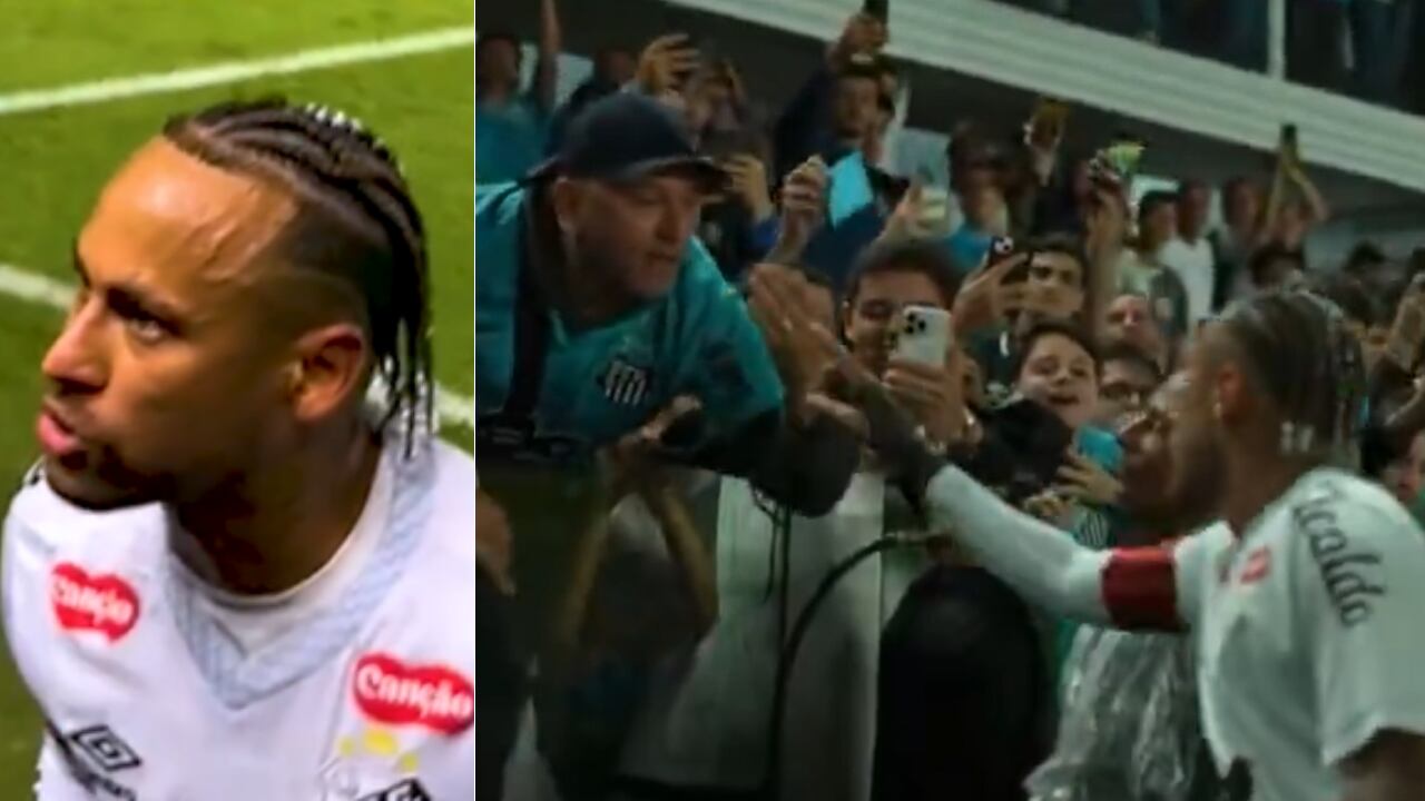 Neymar fue viral por su cruce con hinchas de Santos