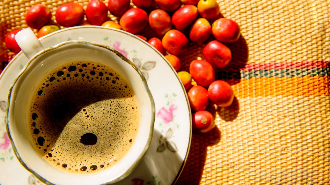 Foto de referencia de una taza de café